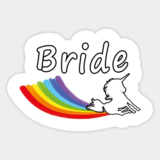 Bride Sticker by Mamon